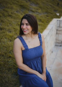 Vestido Paula Azul - comprar online