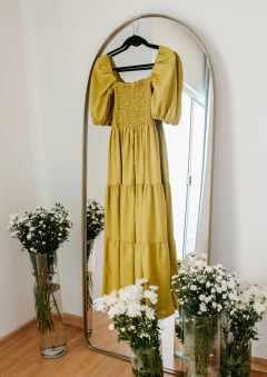 Vestido Ester verde azeitona