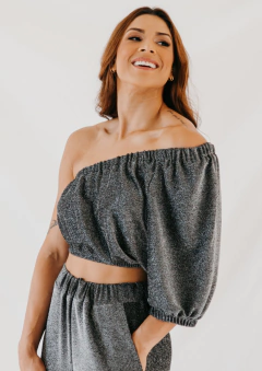 Imagem do Conjunto Martina lurex grafite