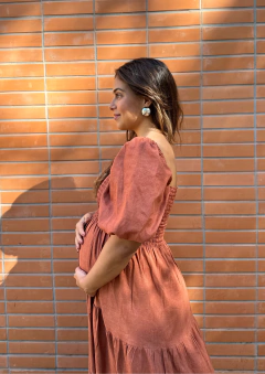 Vestido Ester Cognac - loja online