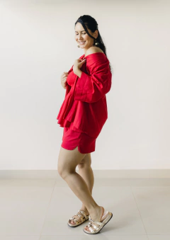 Trijunto Jules Vermelho (com short) na internet