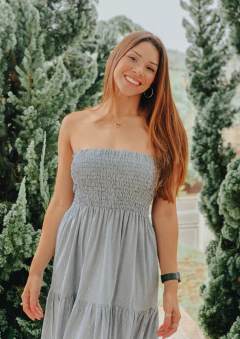 Vestido Liz (vichy pequeno preto)