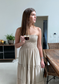 Vestido Liz Cappuccino