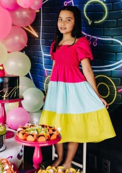 Vestido camadas - loja online