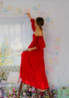 Vestido Isabela Magenta