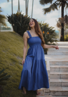 Vestido Paula Azul