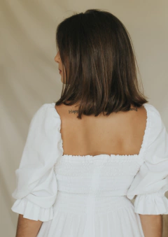 Vestido Marina Off - Três Flores Ateliê