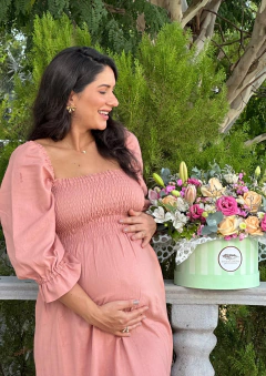 Imagem do Vestido Carol rosa queimado