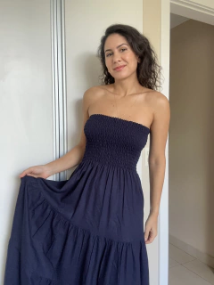 Vestido Liz Azul Marinho