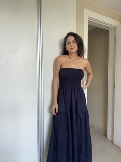 Vestido Liz Azul Marinho na internet