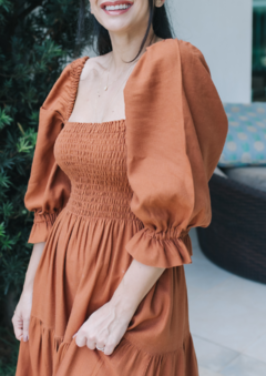 Vestido Marina Cognac na internet