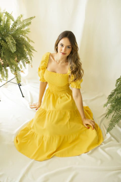 Vestido Luciana Amarelo na internet