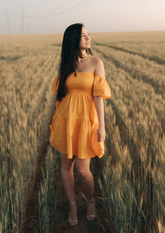 Vestido Luíza Amarelo - comprar online