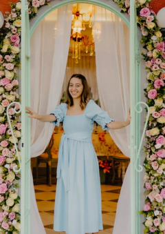 Vestido Jacque Azul Bebê na internet