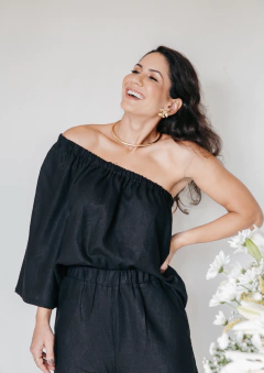 Conjunto Martina preto (bermuda)