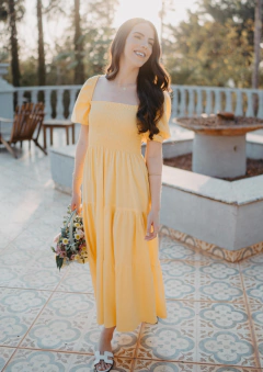 Vestido Ester amarelo