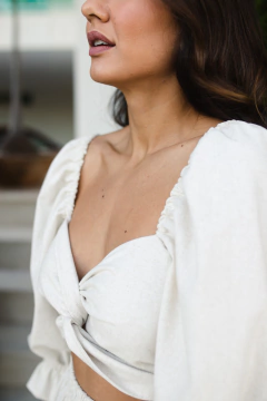 Vestido Jacque Cru - Três Flores Ateliê