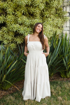 Vestido Fernanda Cru - loja online