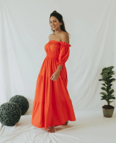 Vestido Malu Laranja - comprar online