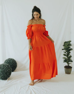 Vestido Malu Laranja