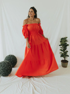 Vestido Malu Laranja - loja online