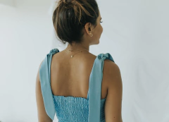 Vestido Amanda Azul Bebê na internet