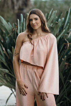 Conjunto Martina lurex rosé na internet