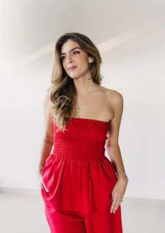 Conjunto Jules Vermelho (com calça) na internet