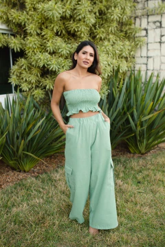 Conjunto Nicole verde menta