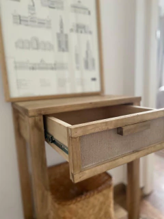 Mesa de luz Rufina - La Carpintería Buenos Aires