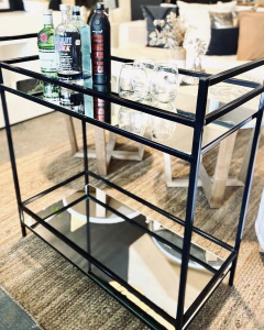 Mini Bar Rectangular de Hierro - tienda online