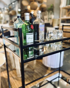 Mini Bar Rectangular de Hierro - La Carpintería Buenos Aires