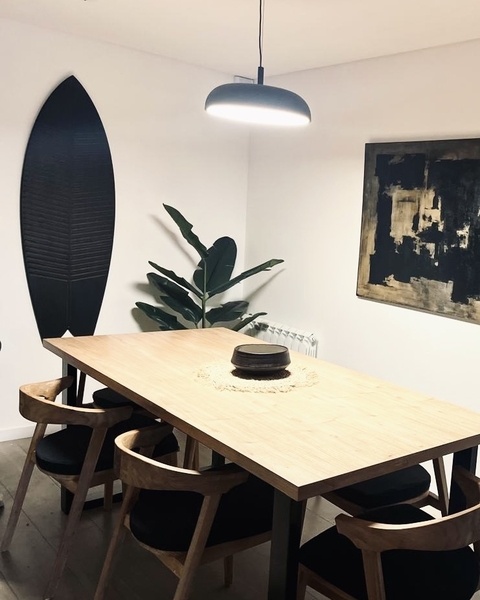 Tabla de Surf Madera Negra - comprar online