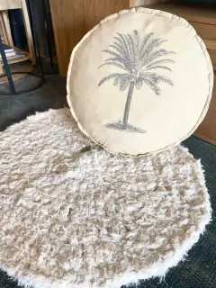 Alfombra Circular telar - La Carpintería Buenos Aires