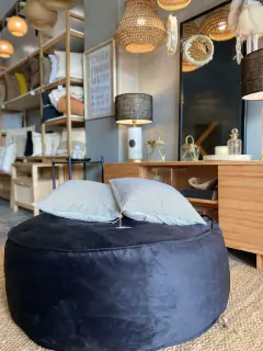 Puff XL Pana - La Carpintería Buenos Aires