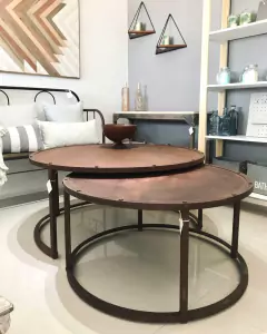 Dúo de mesas Remaches - tienda online