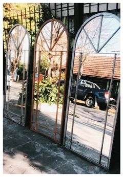 Espejo Ventana Medio Punto - La Carpintería Buenos Aires