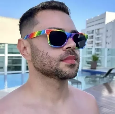 Óculos de Sol Arco-Íris Pride Brasil