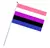 Imagem do Bandeira de mão Assexual, Bandeira do orgulho da Filadélfia, Bissexual, LGBTQIAPN+, Gênero-fluido, Lésbica, Nova Bandeir