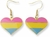 Imagem do Brinco de Coração LGBTQIAPN+