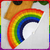 Leque Pequeno Pride Brasil - comprar online
