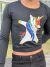 Moletom Cropped UNICÓRNIO
