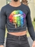 Moletom Cropped PRIDE LIPS