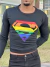Moletom Cropped SUPERMAN PRIDE
