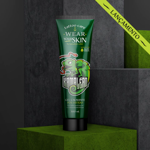 Gel Calmante Pós-tattoo 150 mL - Wear Your Skin By Kamaleão Color