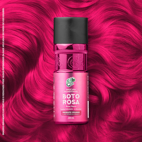 6 Un. Máscara Pigmentante Boto Rosa 100ml