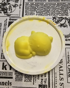 Molde silicona gatito durmiendo