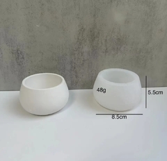Molde de silicona maceta redonda - comprar online