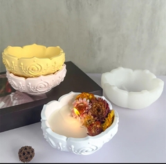 Molde silicona maceta rosas - tienda online