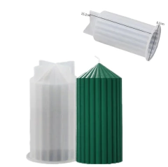 Molde silicona velon rayado en punta - comprar online